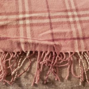 Kids Pink Burberry Scarf